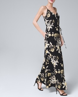 Floral-Print Maxi Dress - White House ...