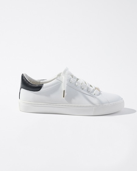Shop White House Black Market Fashion Sneaker In White