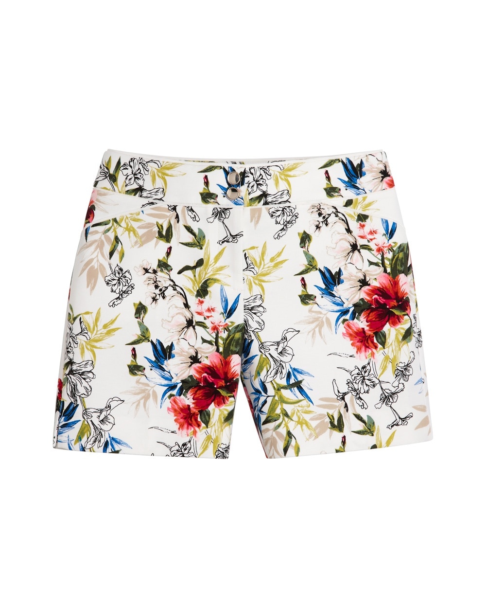 Tropical Print Shorts - White House Black Market