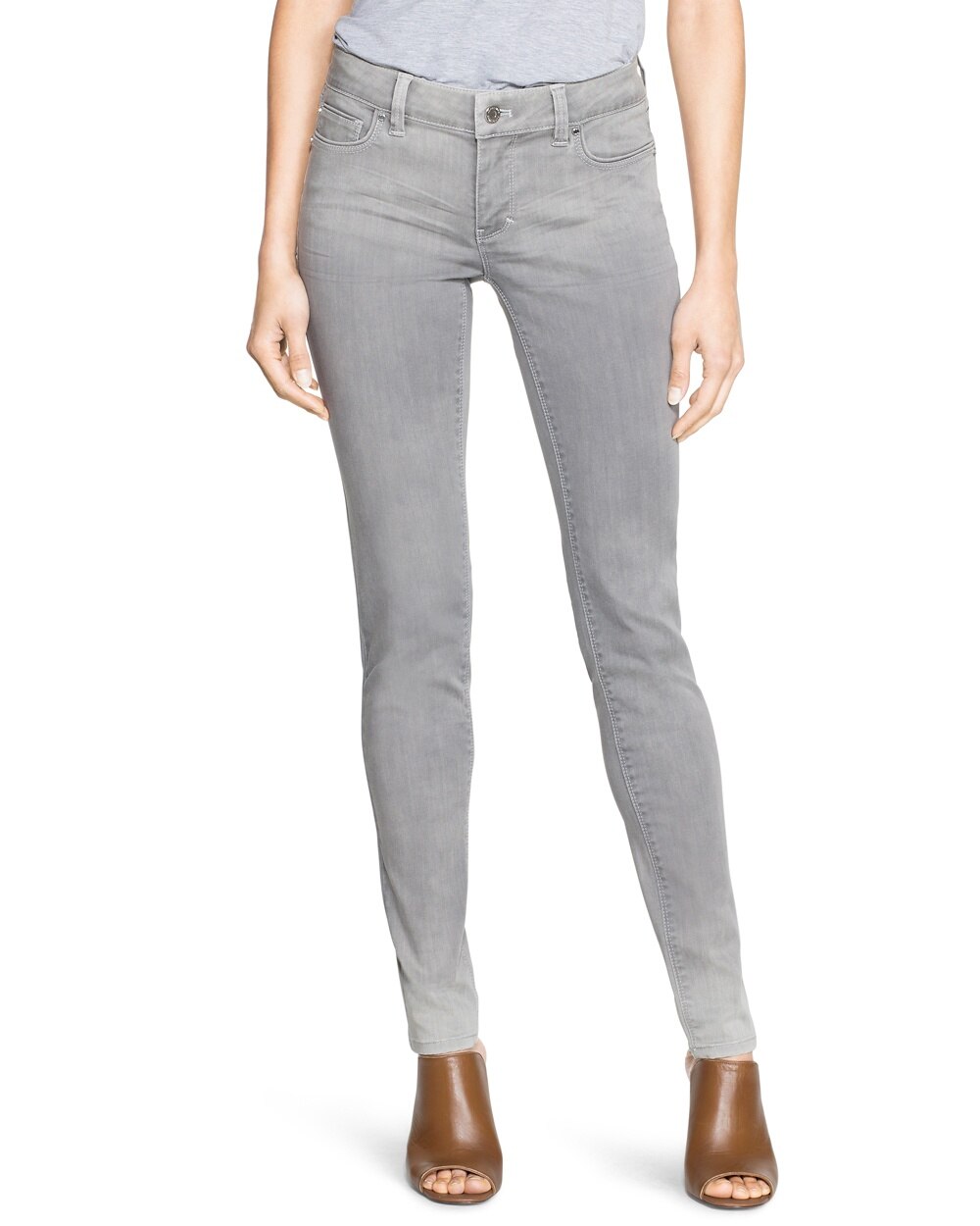 Gray Skinny Jeans - Shop Pants For Women - White, Black, Ankle Pants ...