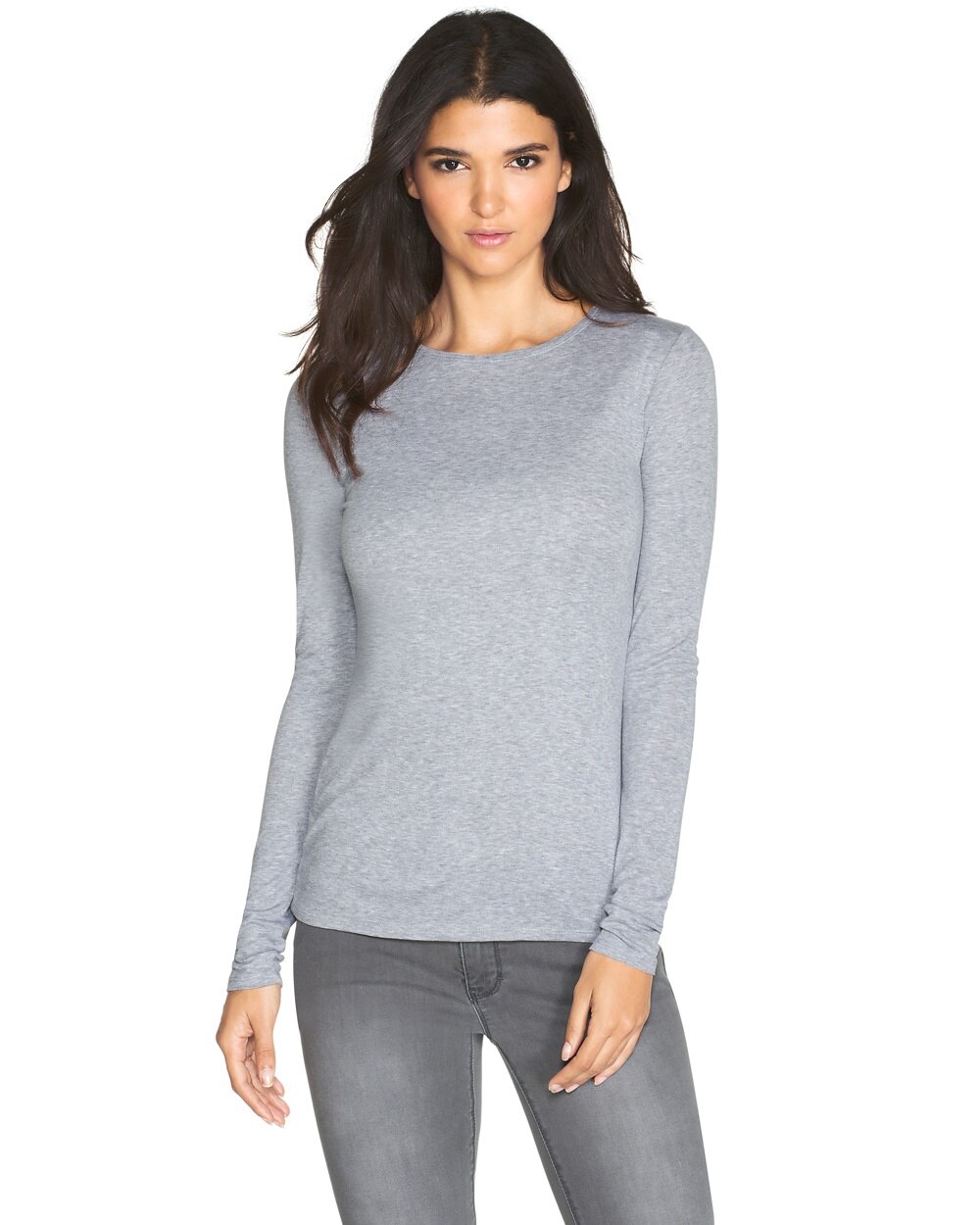 featherweight long sleeve knit