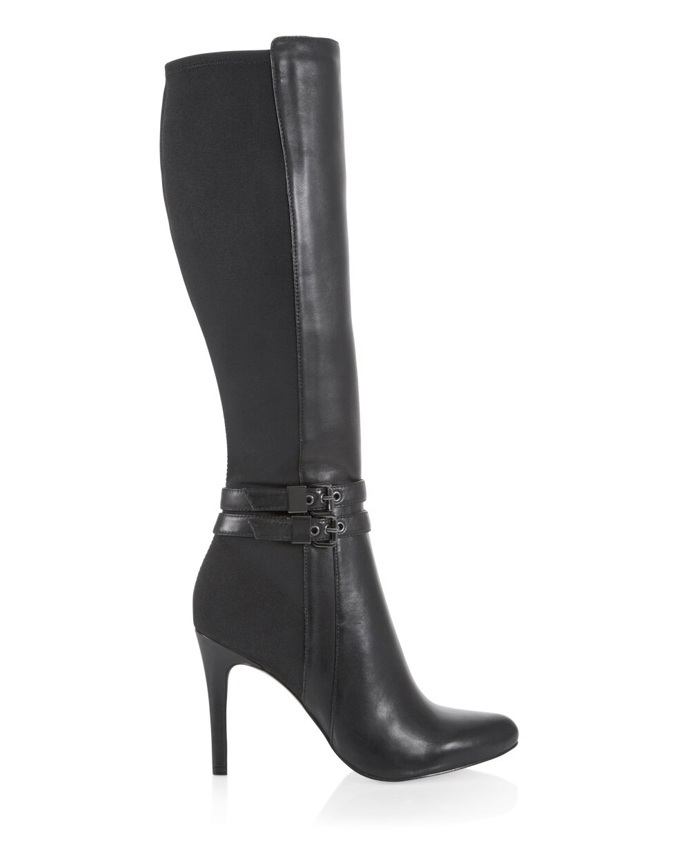 Tall Buckled Boots - Shop Shoes for Women - Black and White Shoes ...