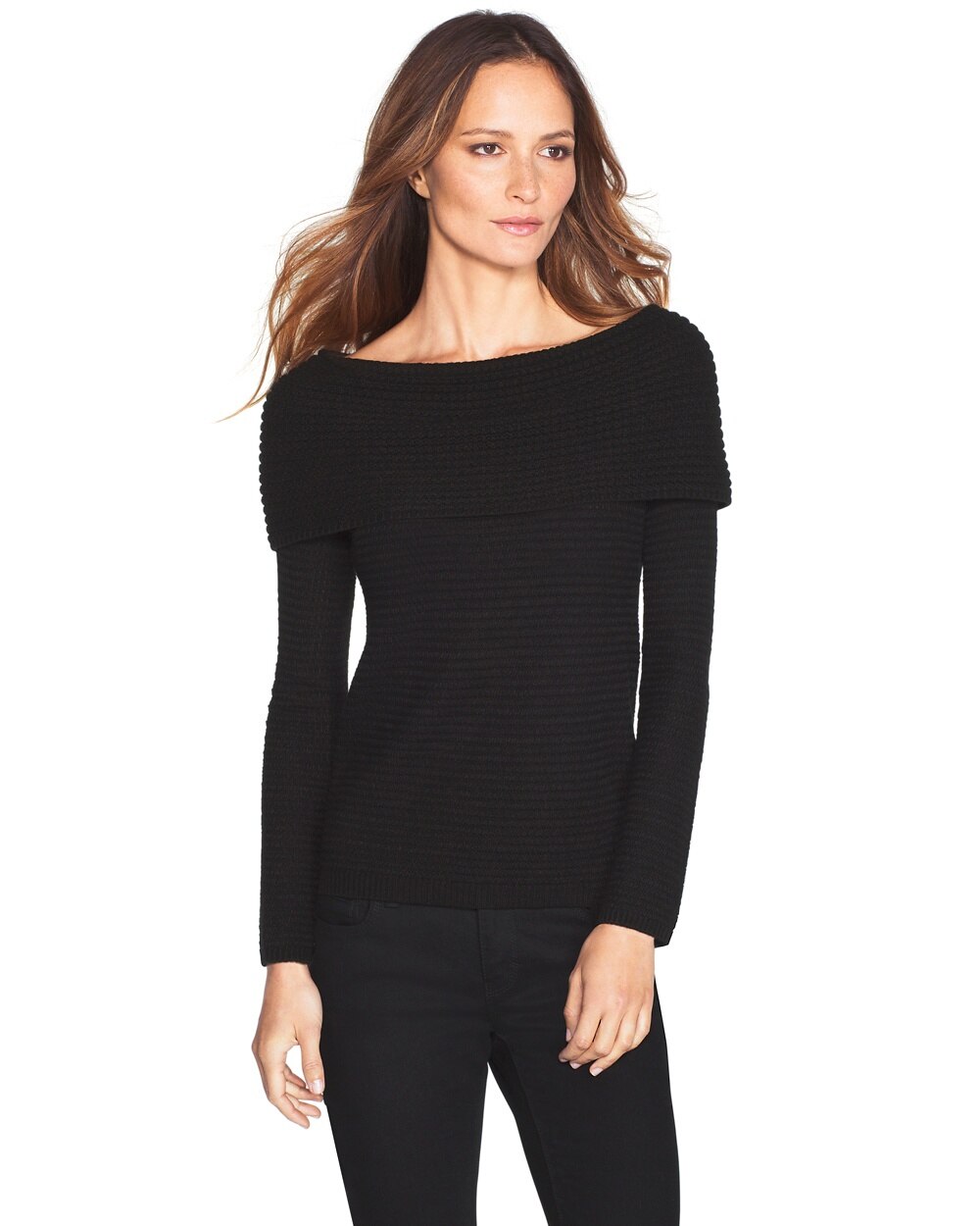 Shoulder Sweater - White House Black Market