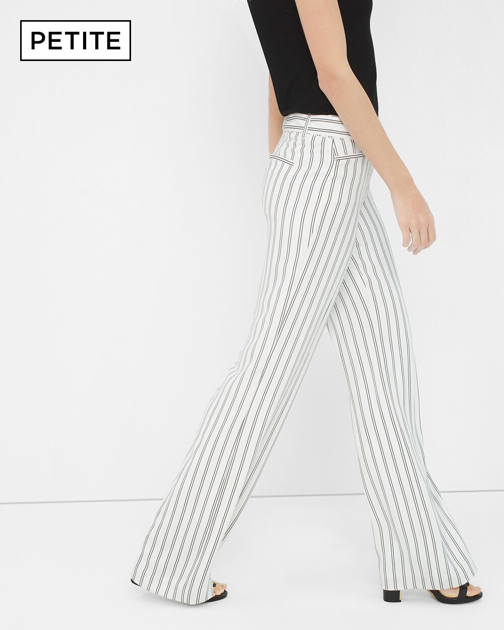 striped pants petite