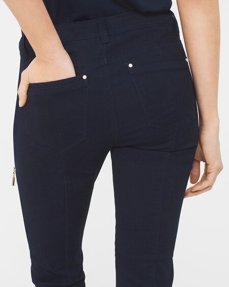 Skinny Crop Jeans with Utility Details - White House Black Market