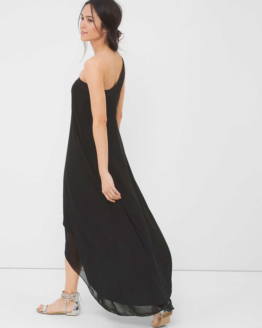 One-Shoulder Asymmetric Dress - WHBM