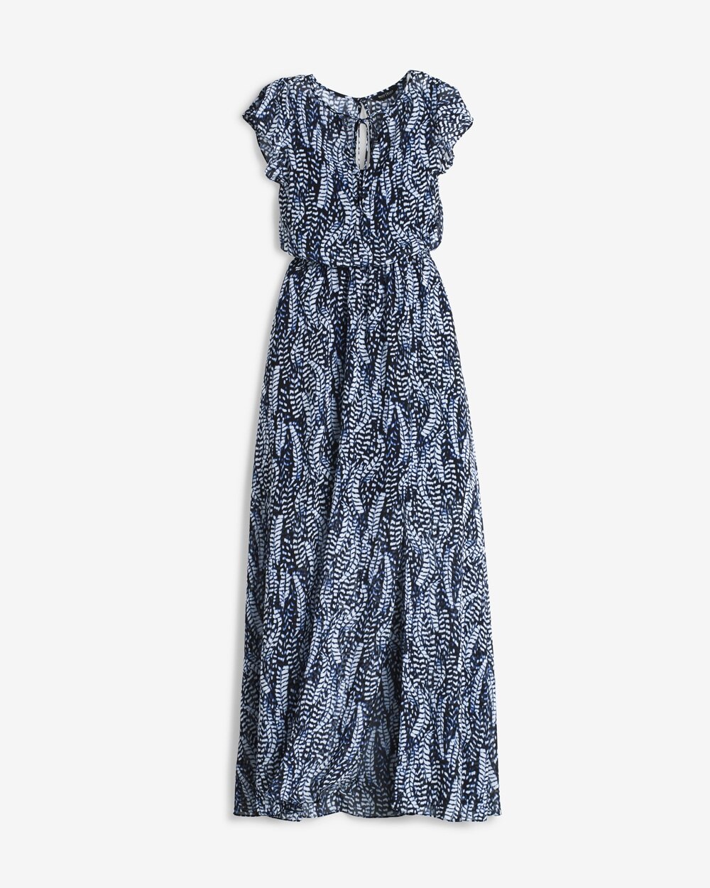 Feather Print Maxi Dress - White House Black Market