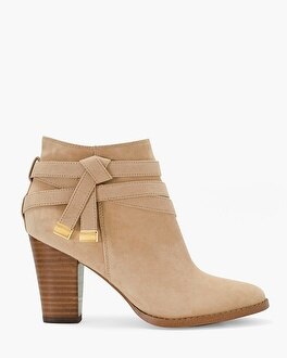 Suede Moto Ankle Boots - White House Black Market