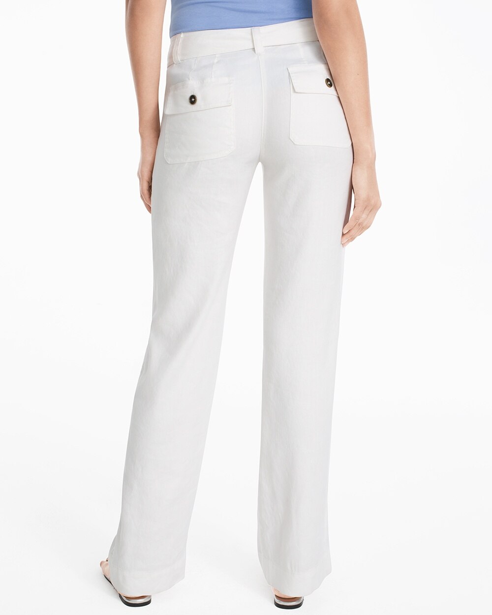 Linen Trouser Pants - White House Black Market