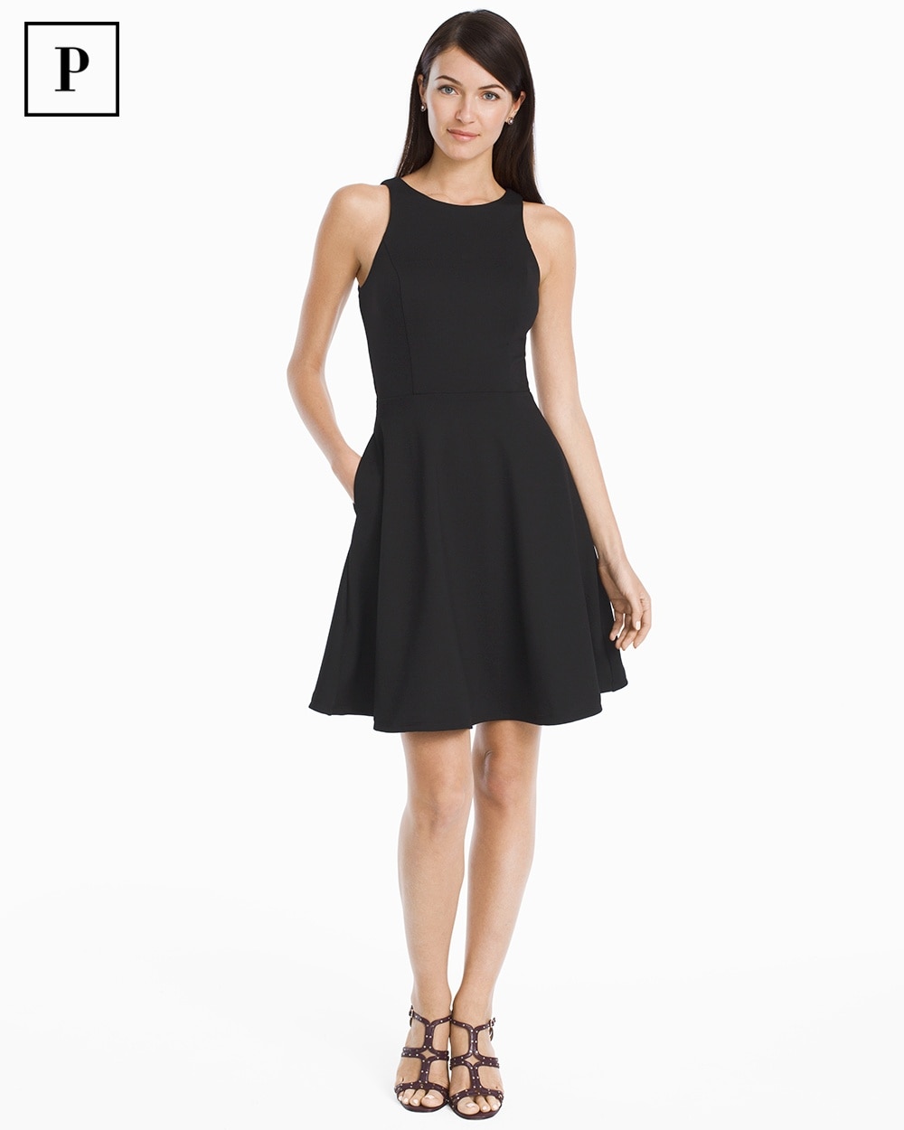 fit and flare petite cocktail dress