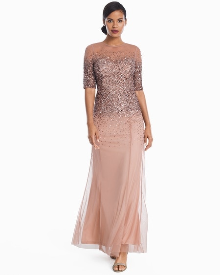 ombre sequin gown