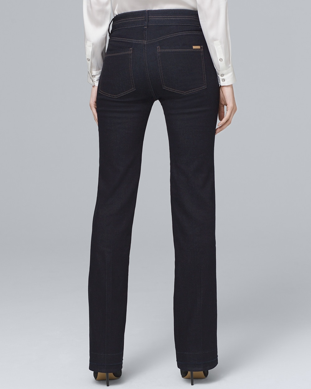 High-Rise Trouser Jeans - White House Black Market