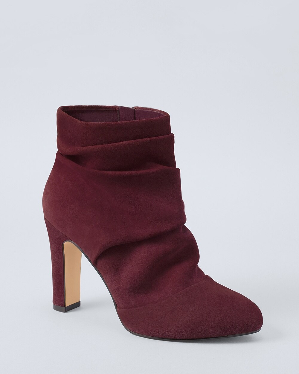 colored suede boots
