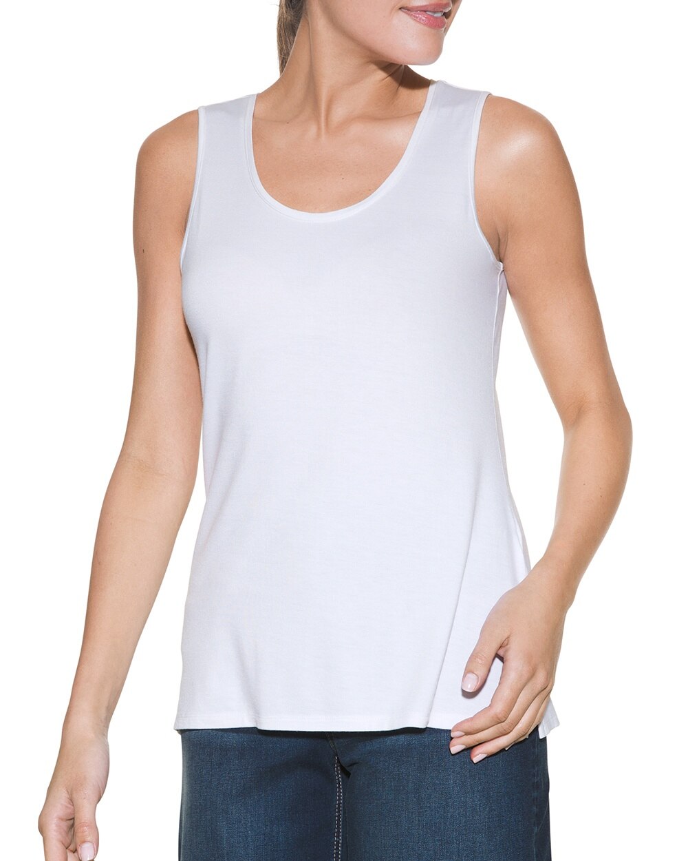 Outlet WHBM Scoop Neck Foundation Tank