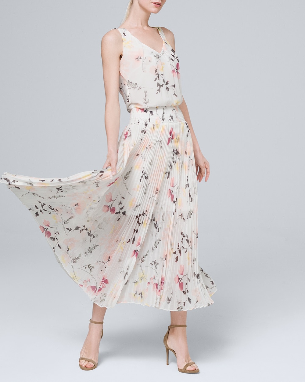 soft floral dress