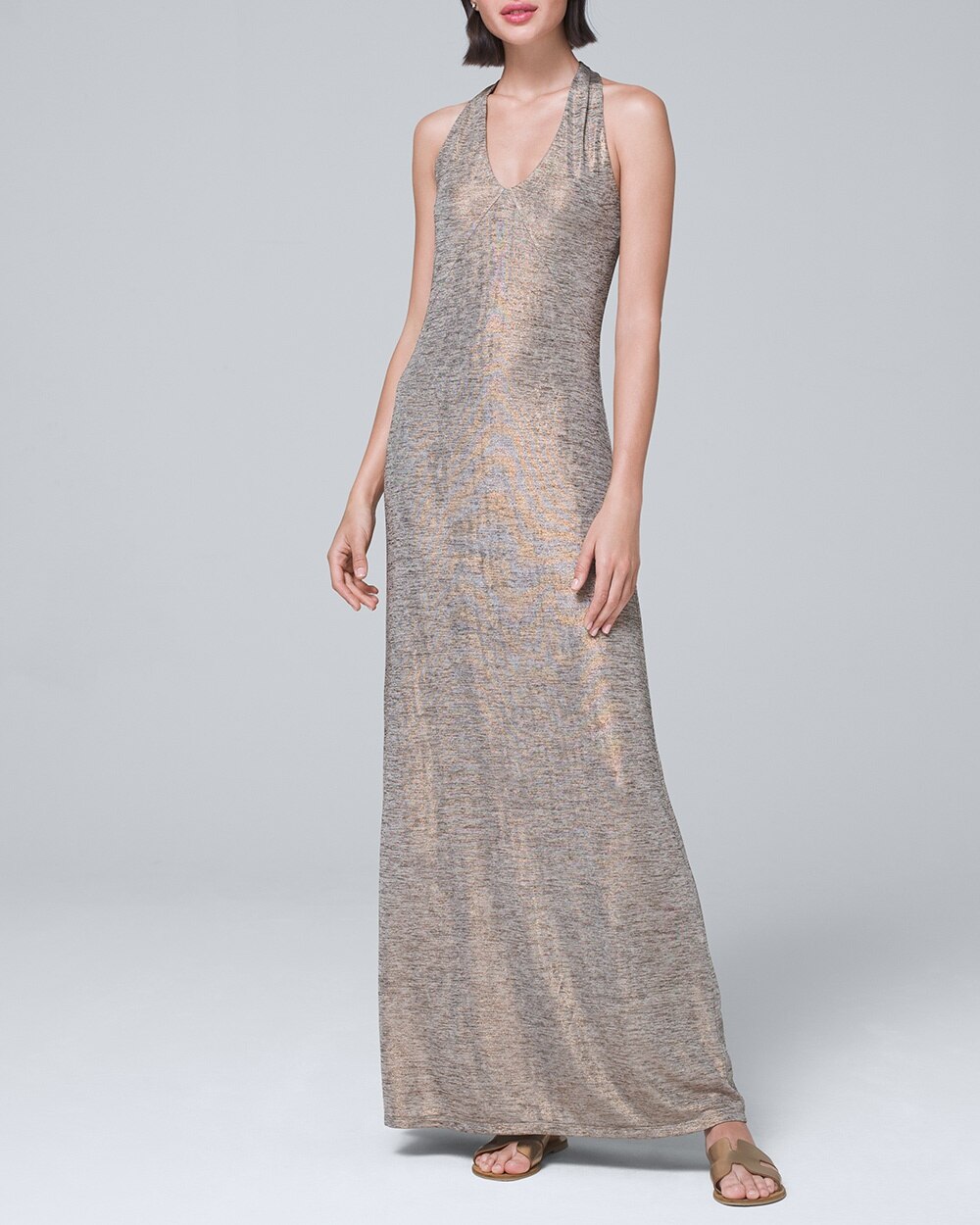 shimmery maxi gown
