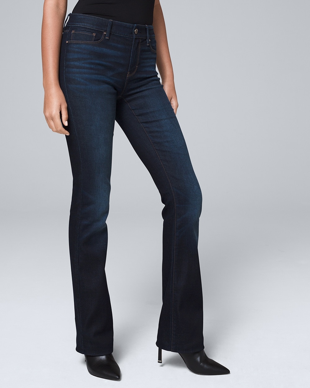 Mid-Rise Everyday Soft Denim\u2122 Bootcut Jeans - White House Black Market