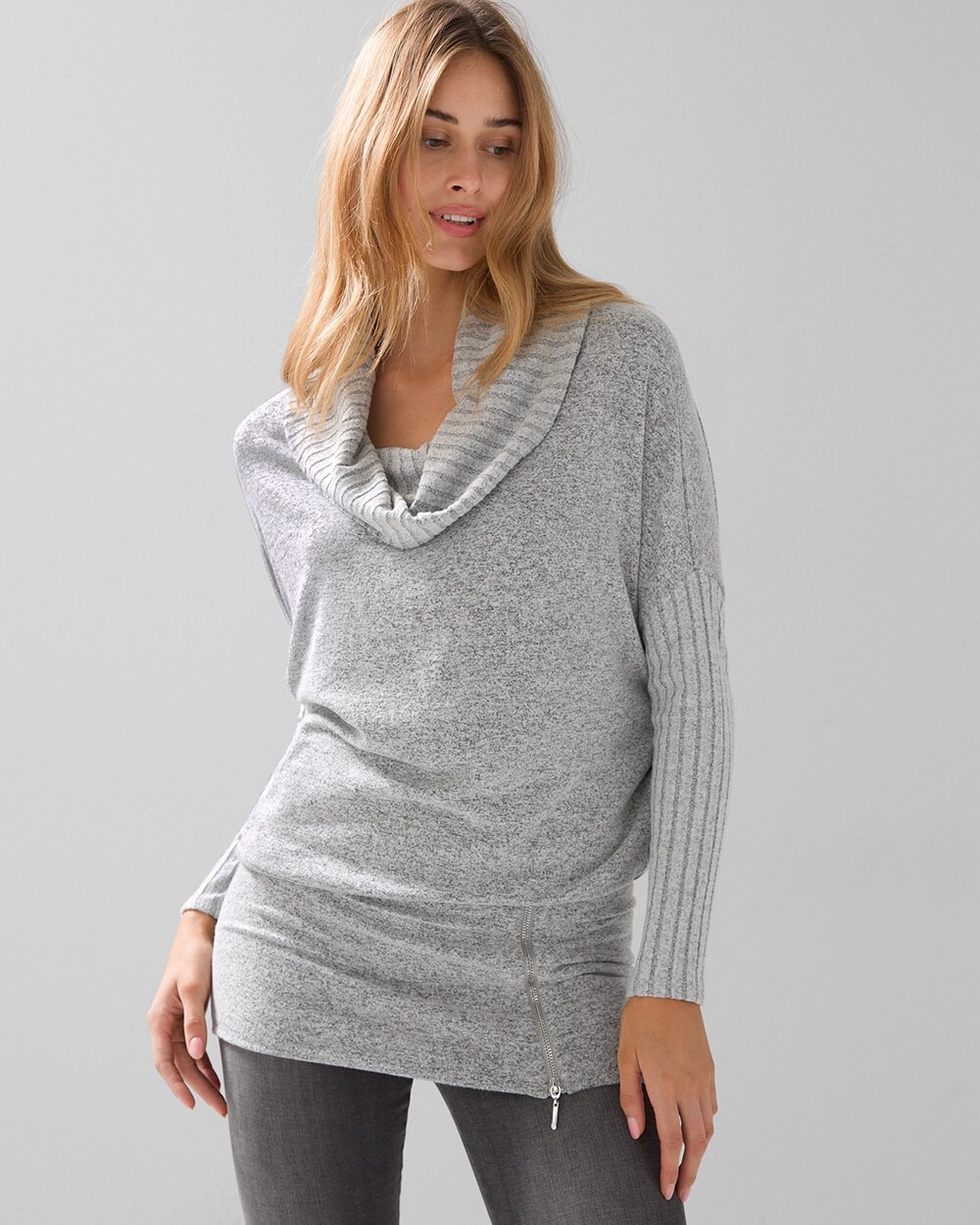 Long Sleeve Sweater Knit Tunic