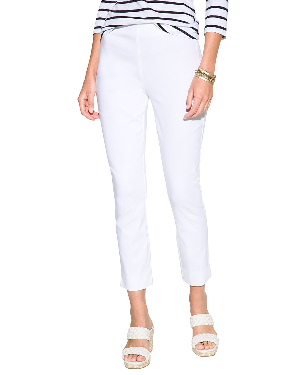 Outlet WHBM Pull-On Crop Pants