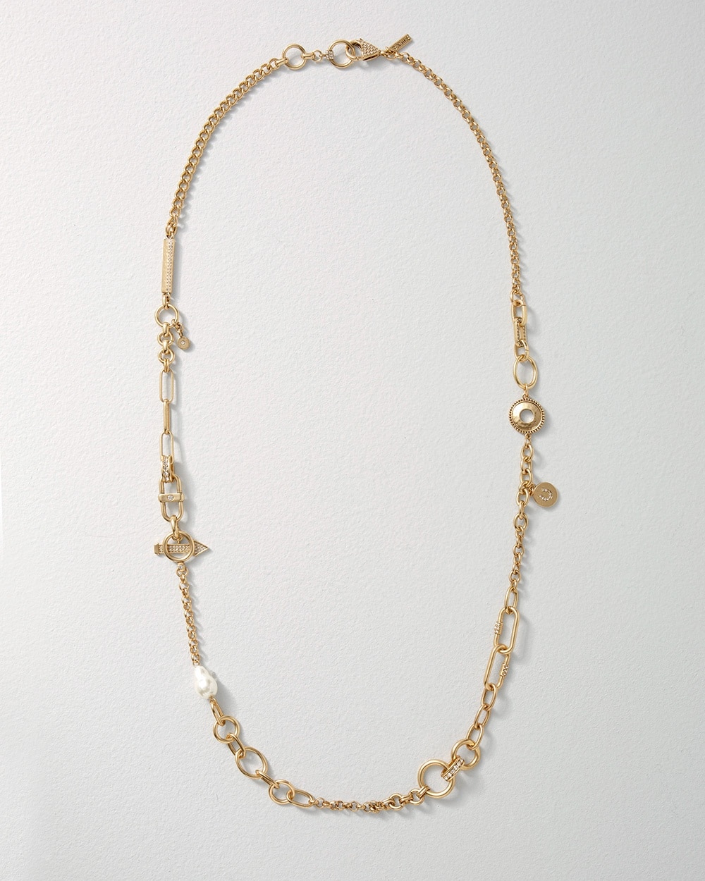 Goldtone Singlestrand Chain Necklace