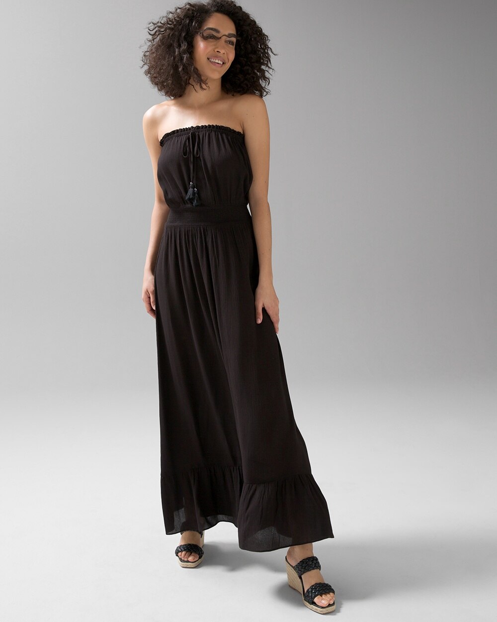 Strapless Maxi Coverup video preview image, click to start video