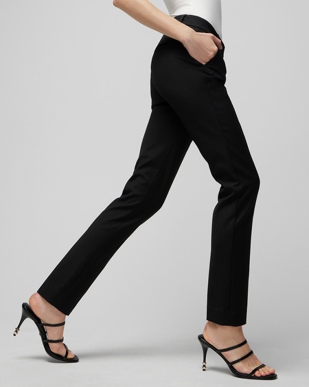 Buy Zeeza's Women's Cotton Ankle Length Pants Regular Fit Casual Formal  Bottom Wear (Black, S) at