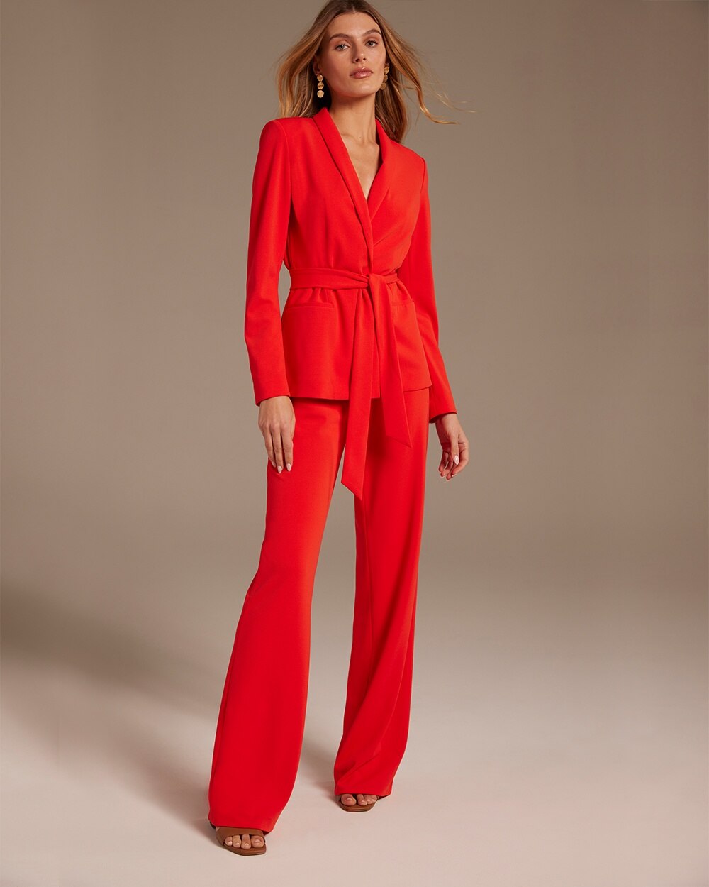 WHBM\u00AE Slip On Wide Leg Pant video preview image, click to start video