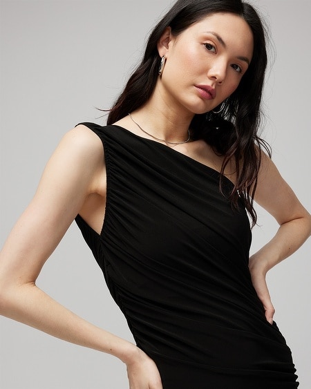 One-Shoulder Asymmetrical Dress
