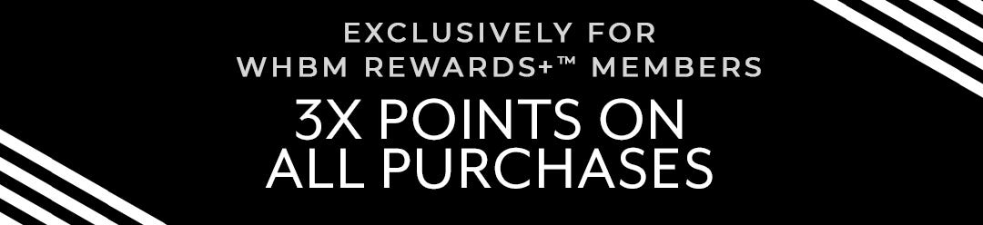 3x Points Wardrobe Rewards