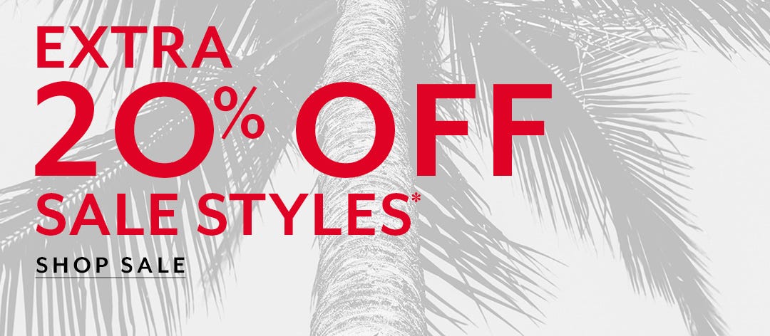 Extra 20% Off Sale Styles