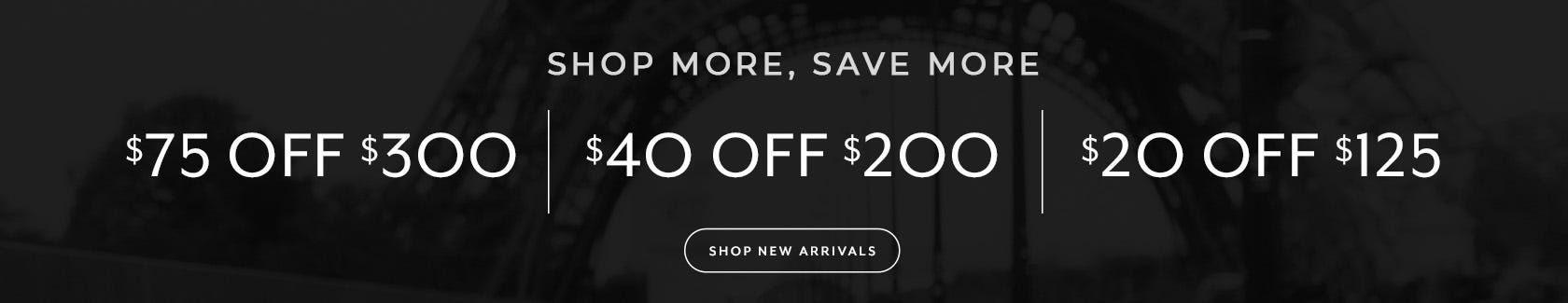 Shop More Save More