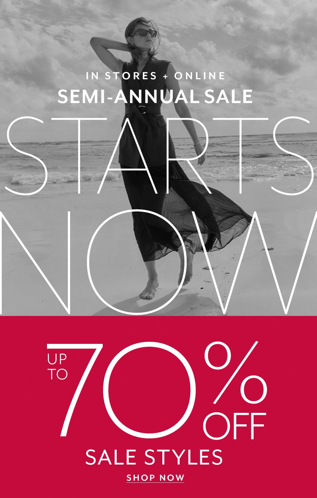 Semi Annual Sale 70% Sale Styles