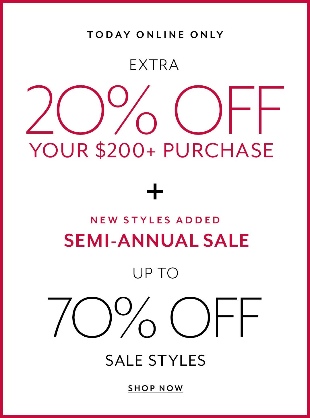 Mobile 20% Off Your $200+ Purchase and SAS Continued