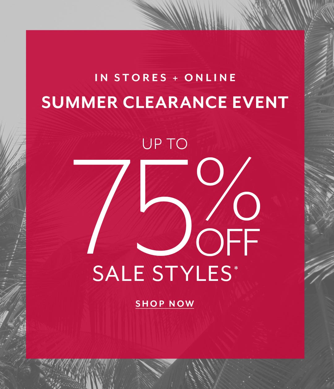 Up to 75% Off Sale Styles