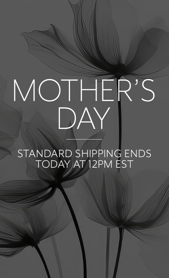 Standard Shipping Ends Today