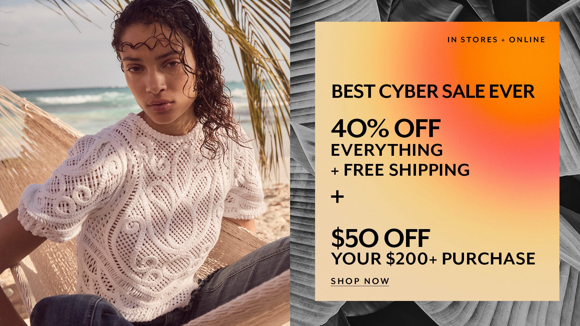 White Top 40% Off Everything + $50 Off your $200+ Purchase
