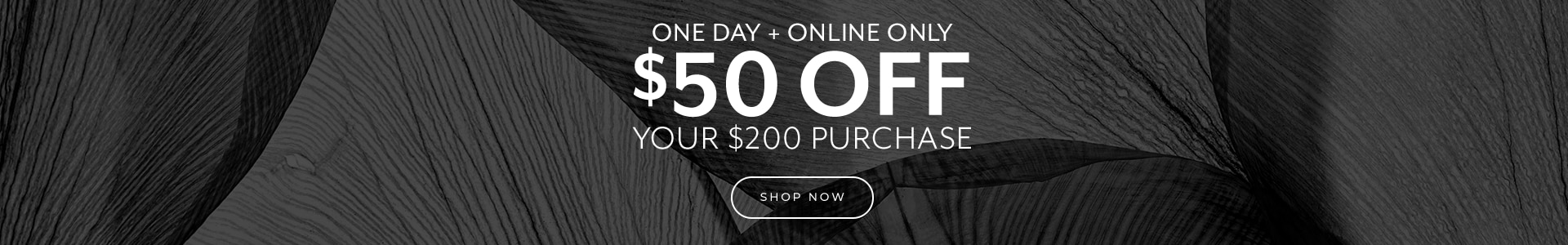 New $50 Off Purchase of $200