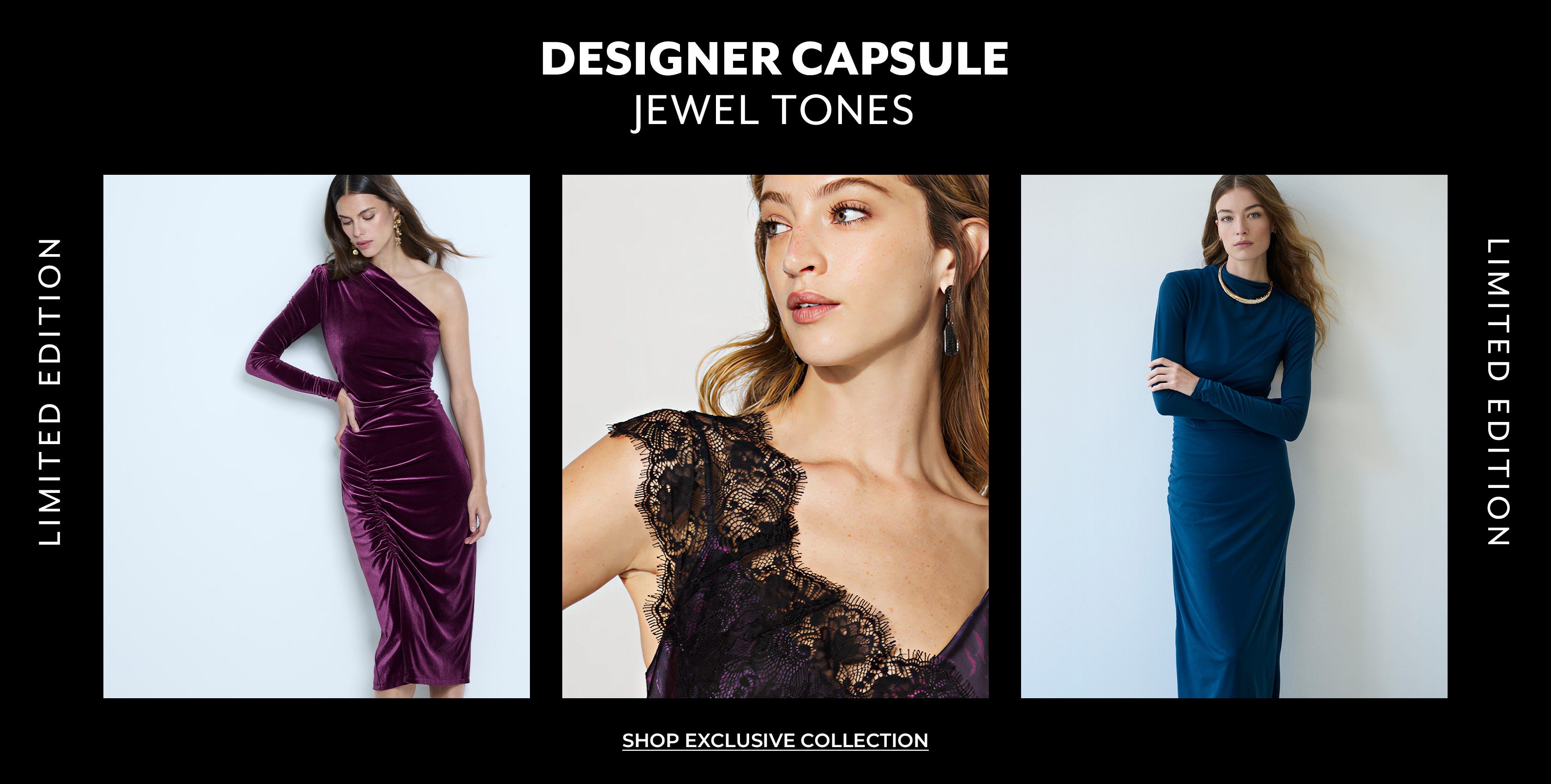 designer capsule jewel tones