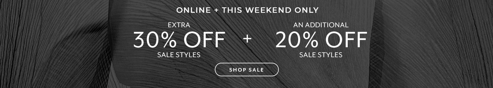 Online Only Sale on Markdowns