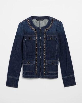 WHBM® Stylist Denim Chain Jacket
