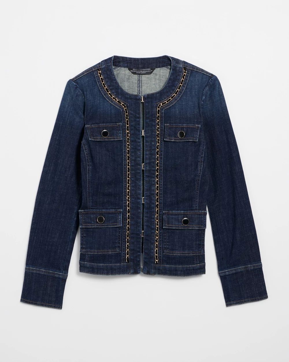 WHBM® Stylist Denim Chain Jacket