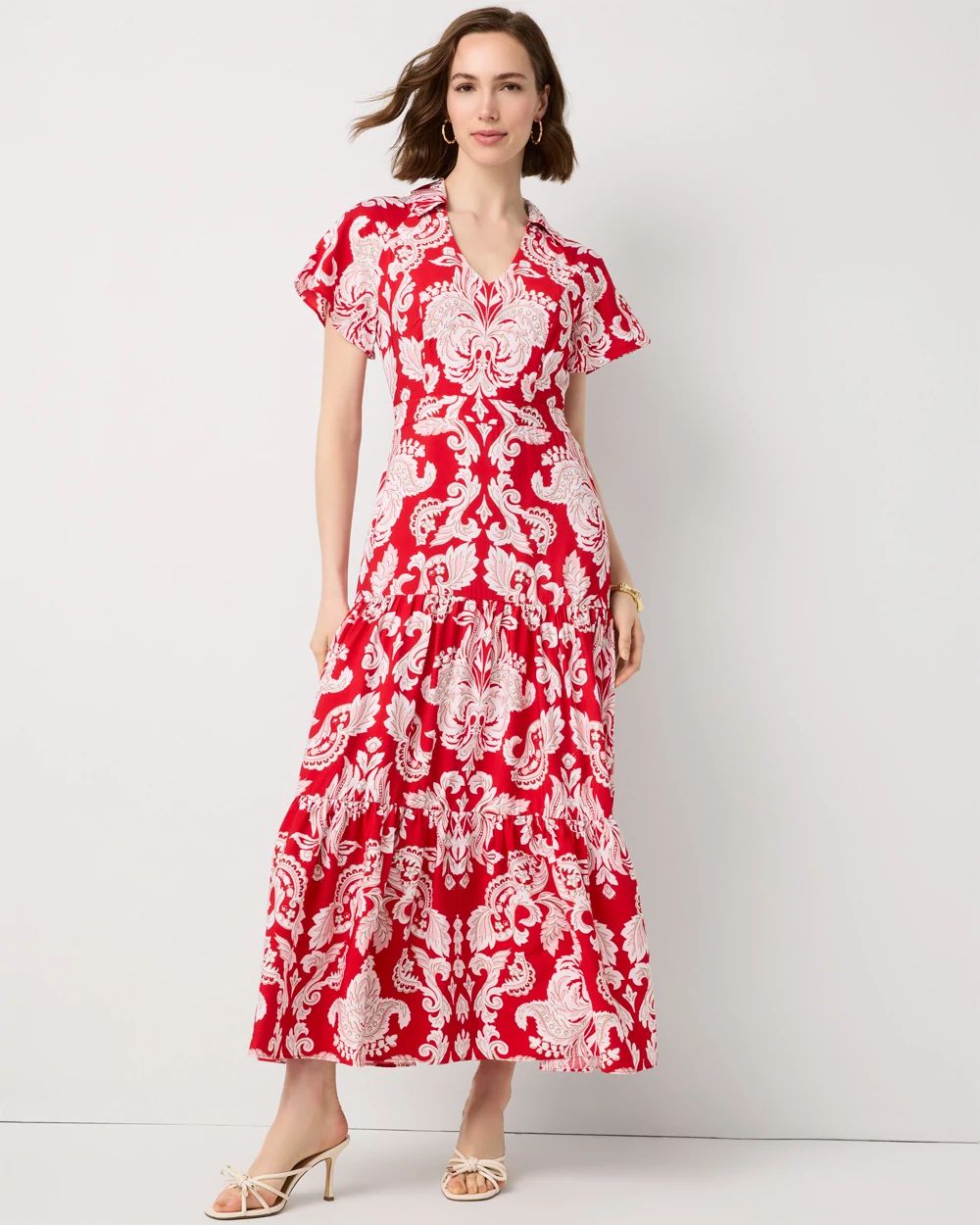 Tiered Midi Dress