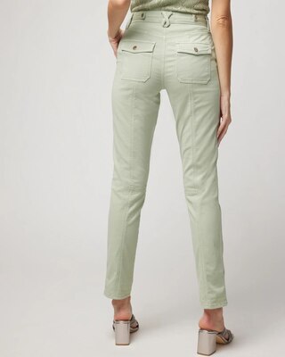 Mid-Rise Pret-A-Pedi Straight Crop Pants click to view larger image.
