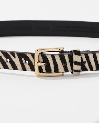 Zebra Pant Belt click to view larger image.