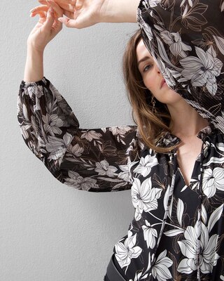 Long-Sleeve Matte Jersey Top