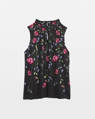 Sleeveless Mockneck Shell Top