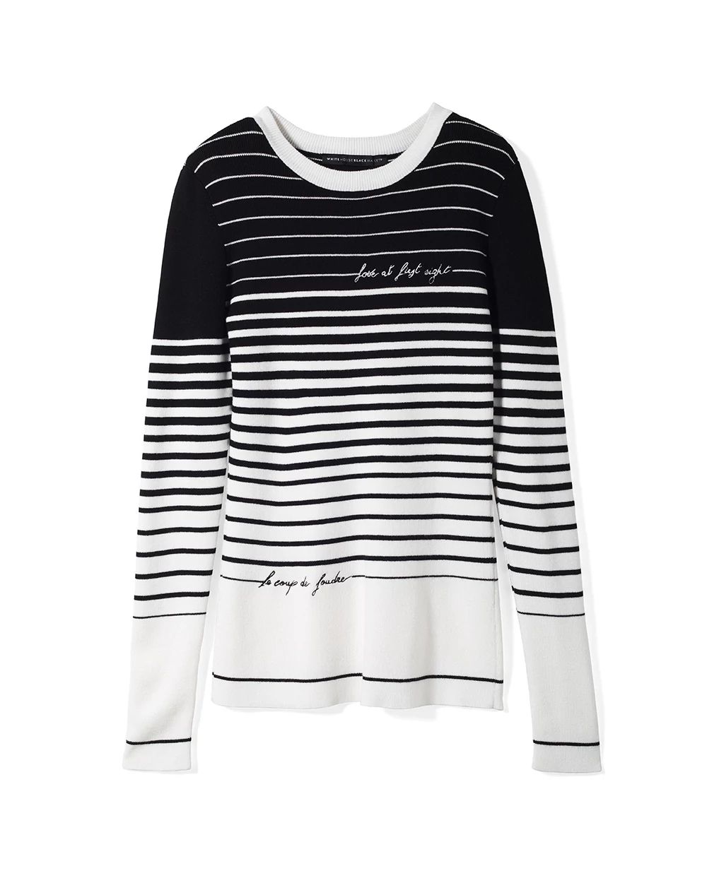 Love First Striped Sweater