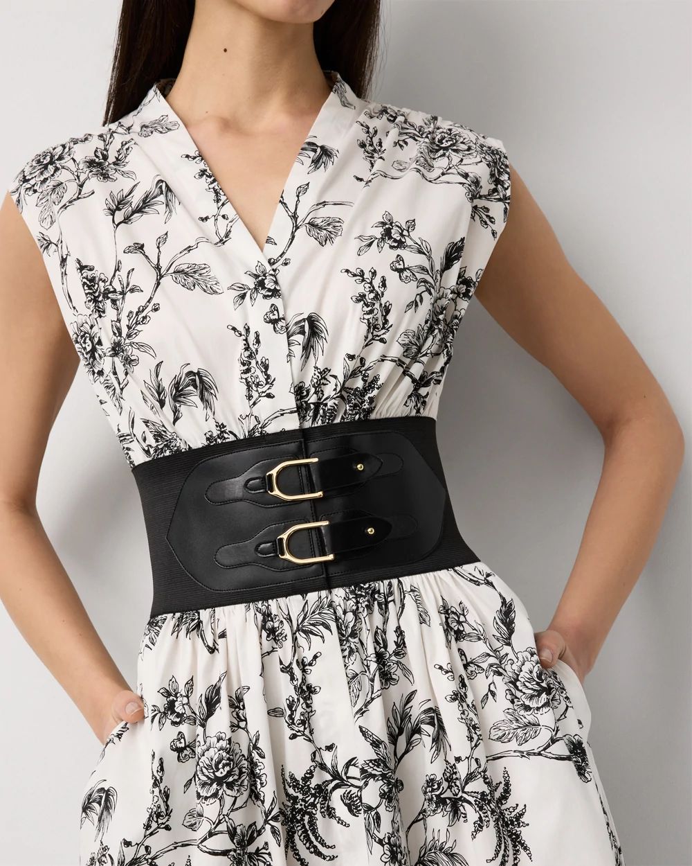 Belted Midi Dress