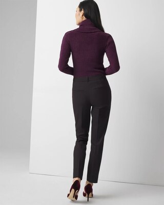 WHBM® Elle Slim Ankle Jacquard Pant click to view larger image.