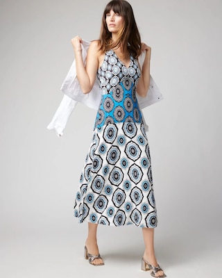 Halter Midi Dress with Cut-Outs